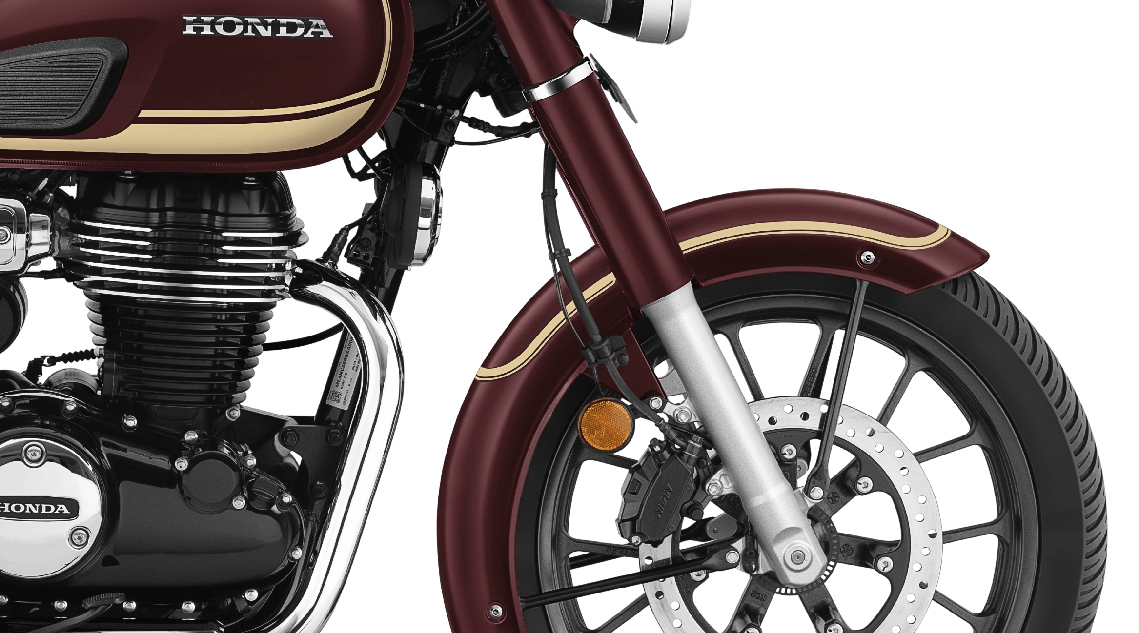 Telescopic Front Forks and Twin Hydraulic Shocks